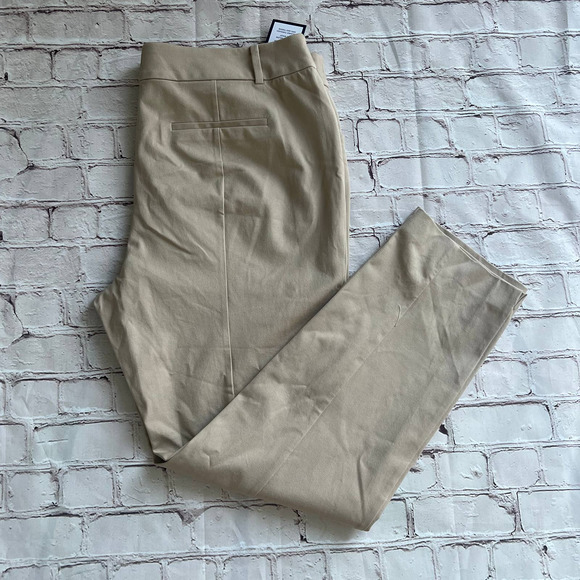 Charter Club Women's Slim Leg Newport Full Length Sedona Dust Pants Size Size 18 - Picture 4 of 9